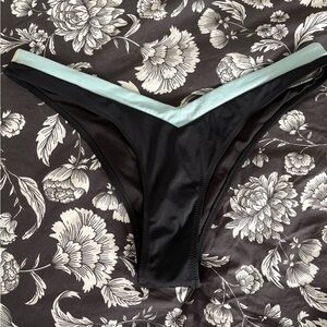 Victoria's Secret PINK Black High Cut Bikini Bottoms